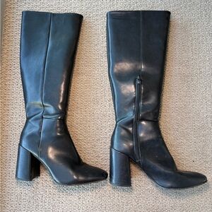 Madden Girl Black Knee-High Women's Boots